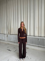 Amal Knit Set - Brown - XS
