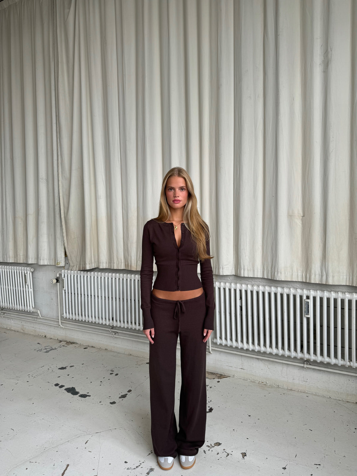 Amal Knit Set - Brown - XS