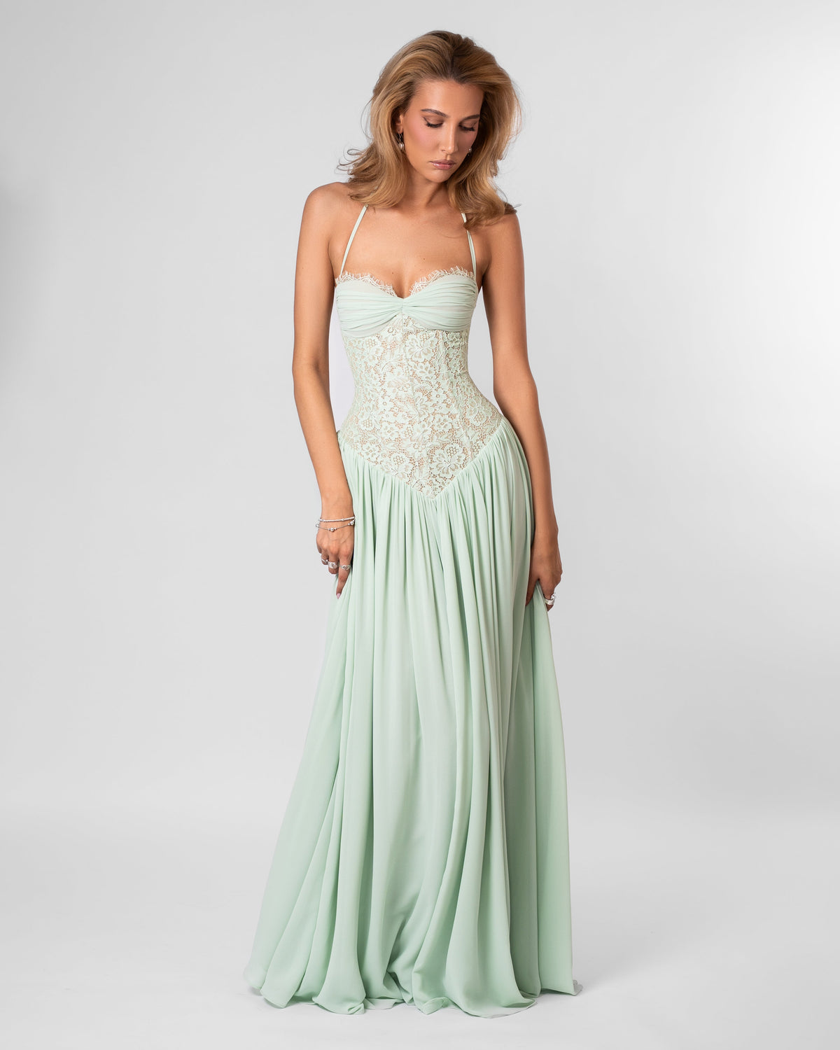 Aubrey Maxi Dress - Pink - UK 10