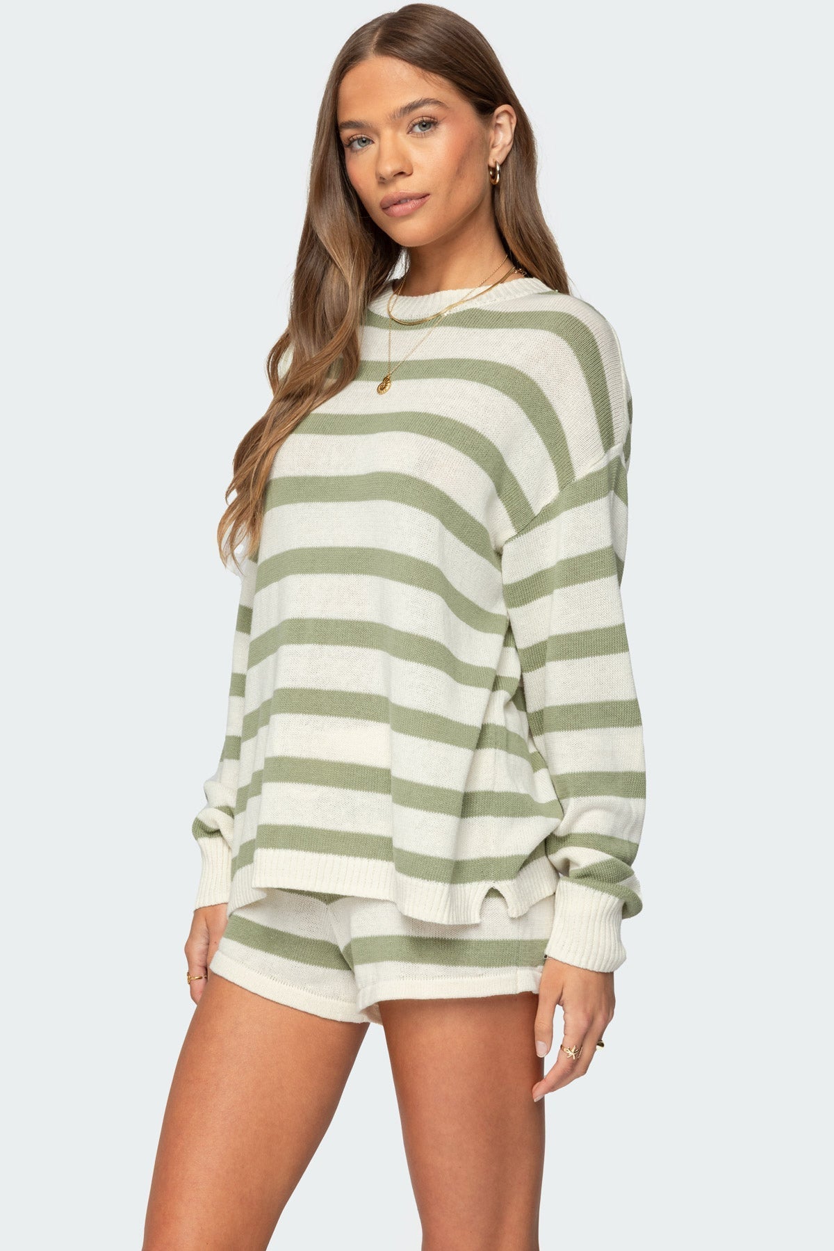 Estella Knit Set - Green - L