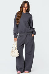 Ophelia Bow Tracksuit - Dark grey - S