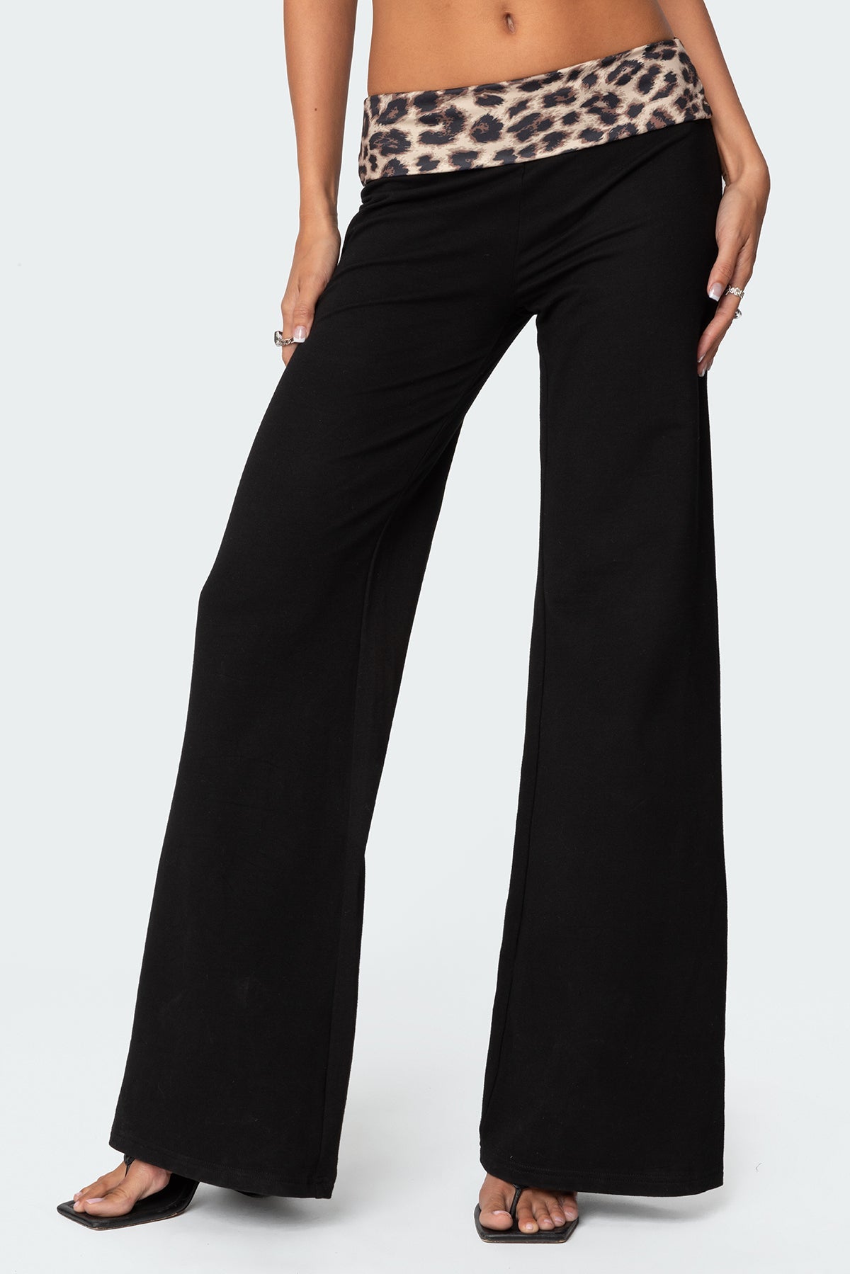 Anouk Leopard Flared Pants - LEOPARD - UK 8 (S)