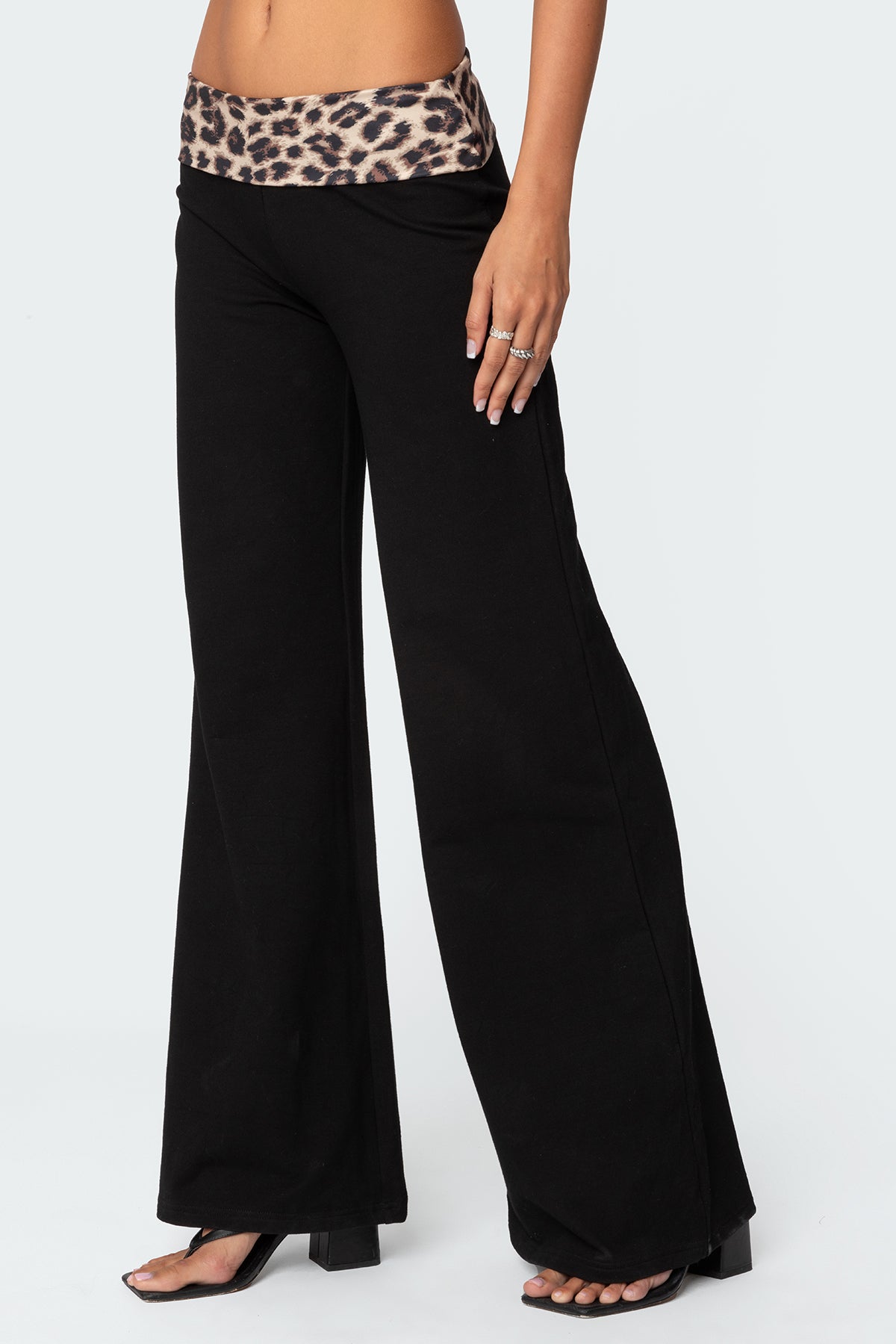 Anouk Leopard Flared Pants - LEOPARD - UK 10 (M)