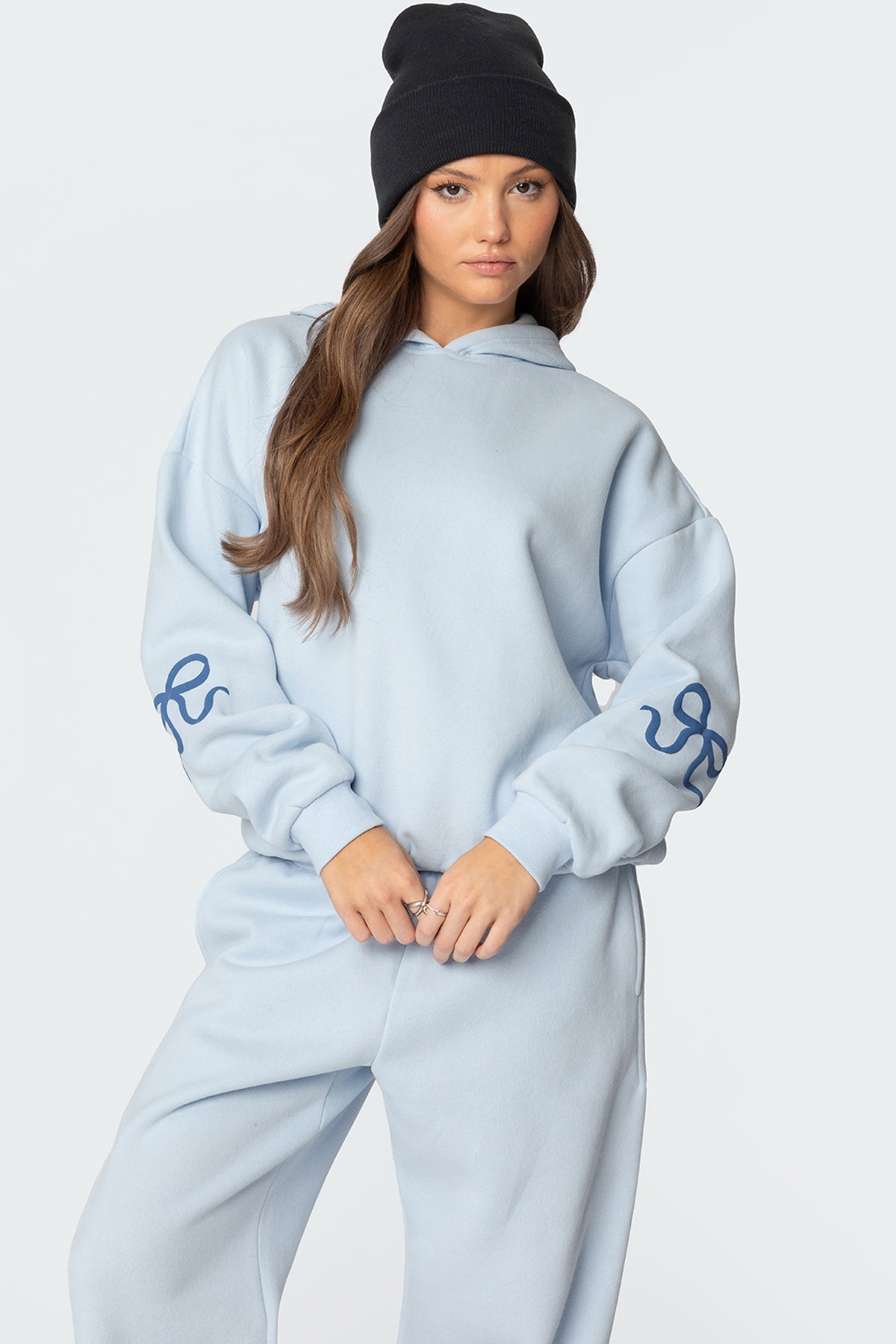 Ophelia Bow Tracksuit - Cream - XL