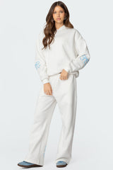 Ophelia Bow Tracksuit - Cream - M