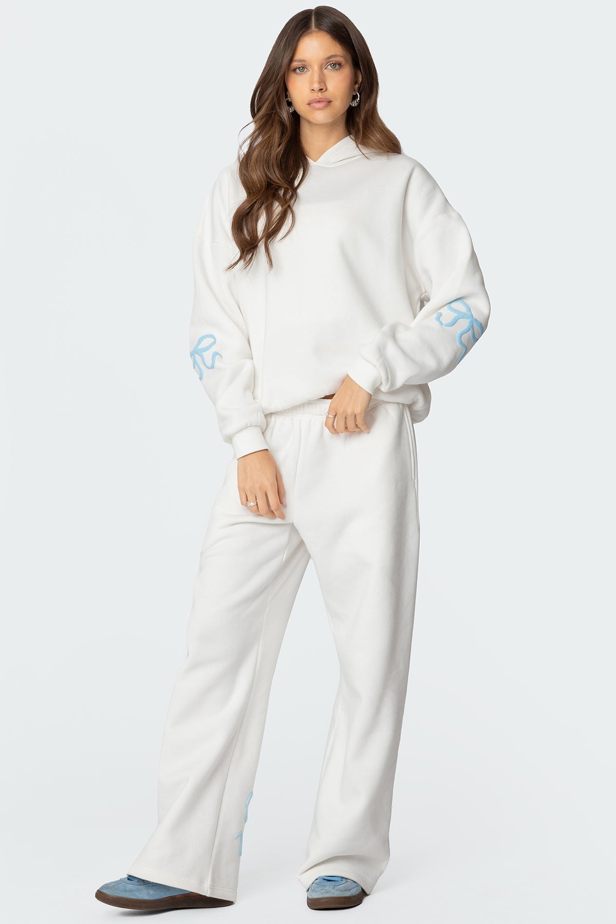 Ophelia Bow Tracksuit - Cream - M