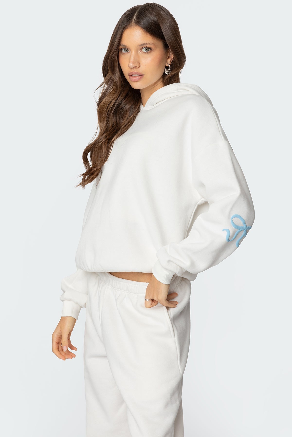 Ophelia Bow Tracksuit - Cream - S