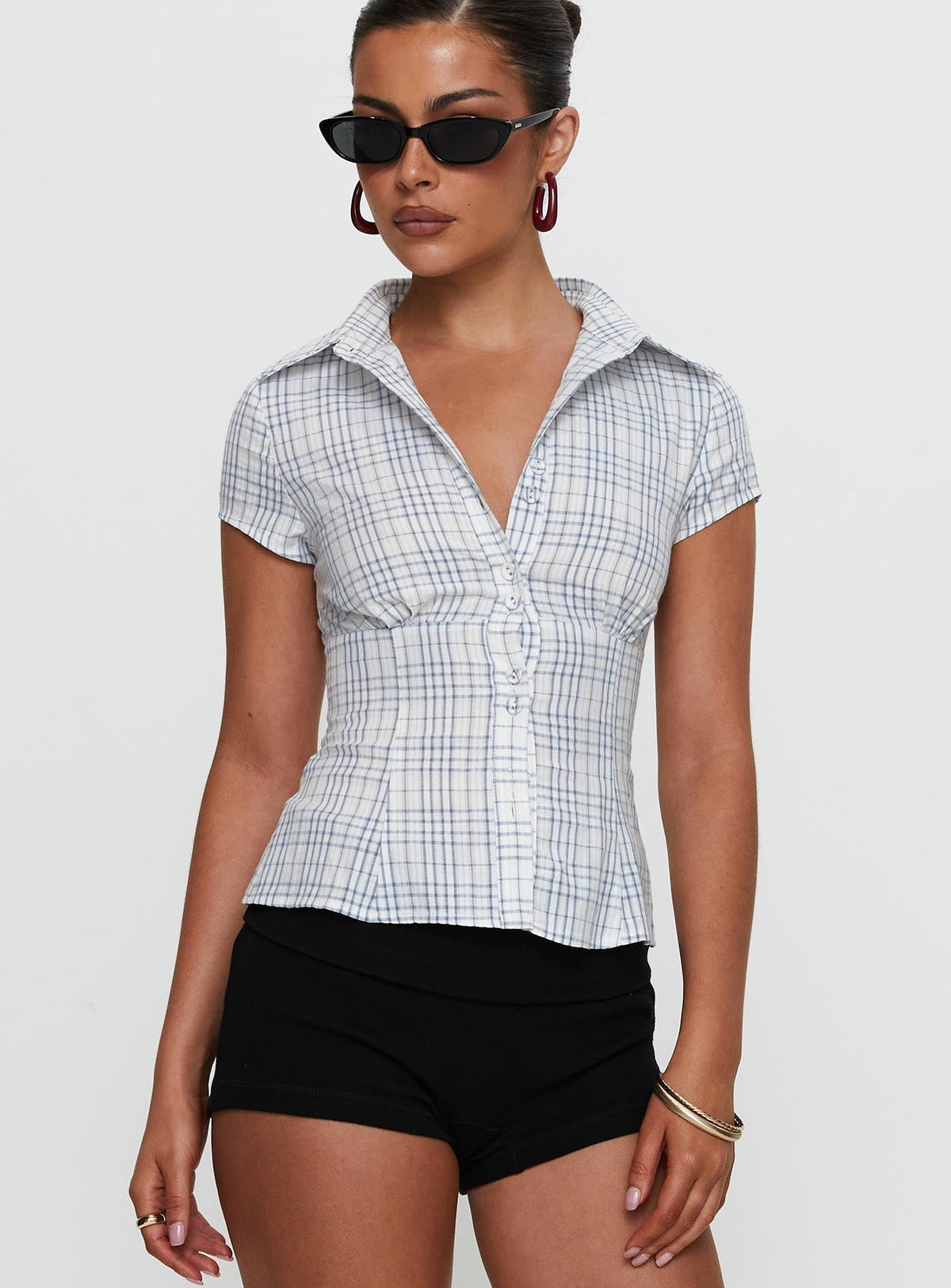 Norelle Cottesloe Blouse - Blue - M