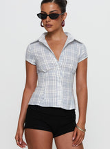 Norelle Cottesloe Blouse - Blue - M