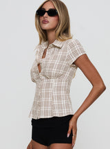 Norelle Cottesloe Blouse - Brown - L