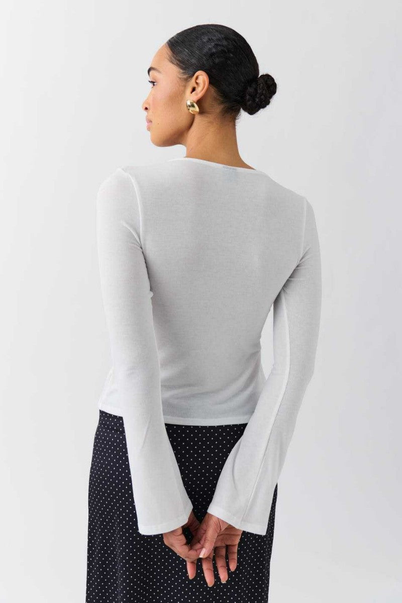 Jessalyn Tie Top - Navy - XS