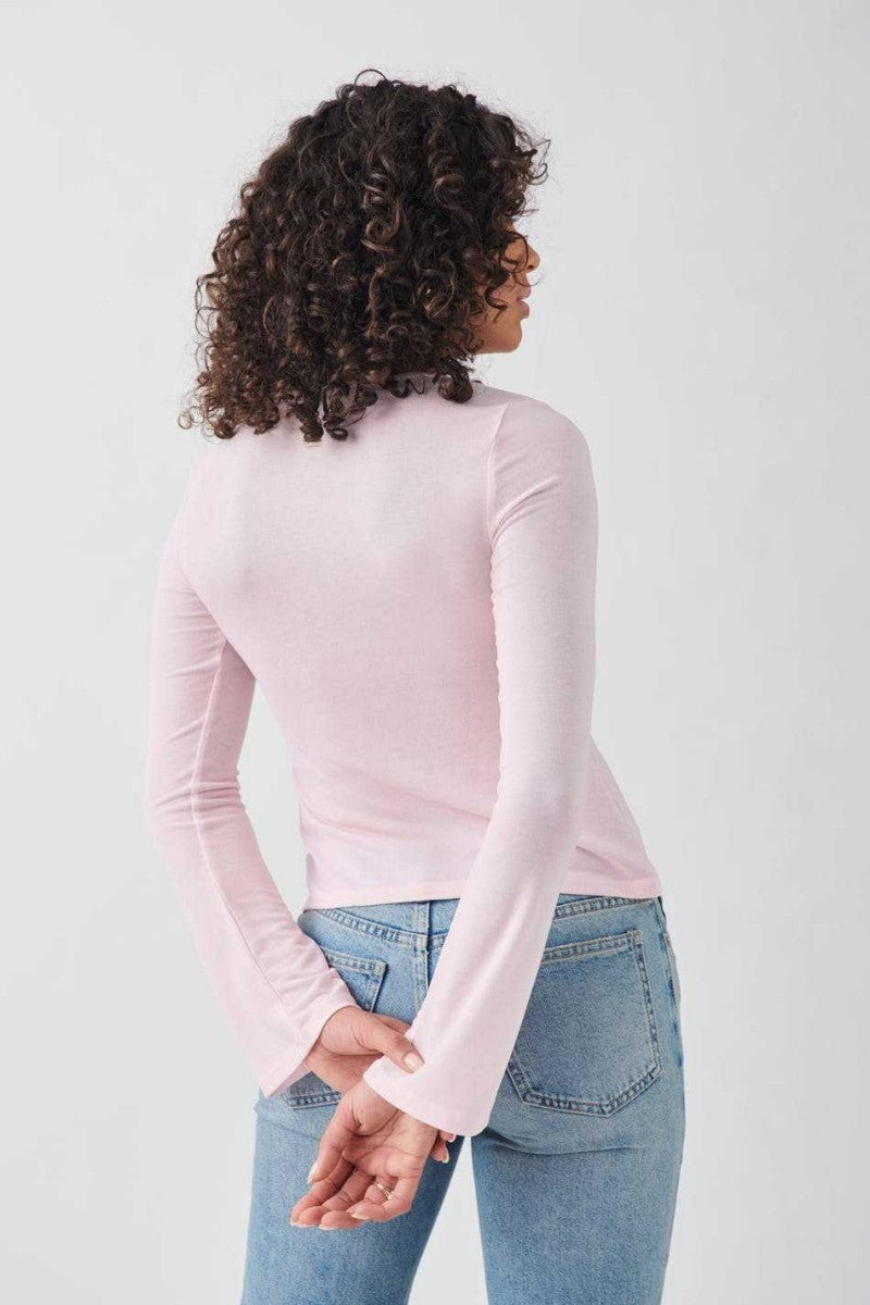 Jessalyn Tie Top - Pink - M