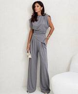 Aveline Sleeveless Set - Nude - S