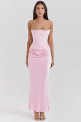 Olivia Maxi Dress - Brown - L