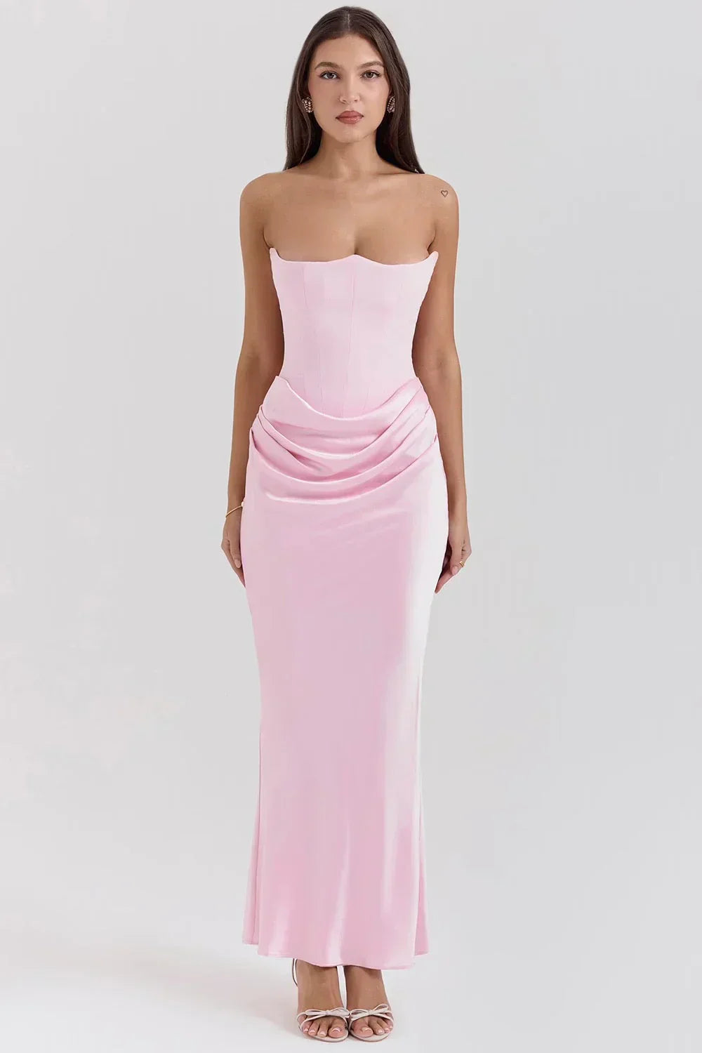 Olivia Maxi Dress - Brown - L