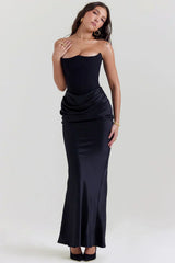 Olivia Maxi Dress - Black - S