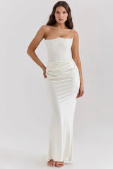 Olivia Maxi Dress - Pink - L