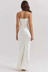 Olivia Maxi Dress - White - S