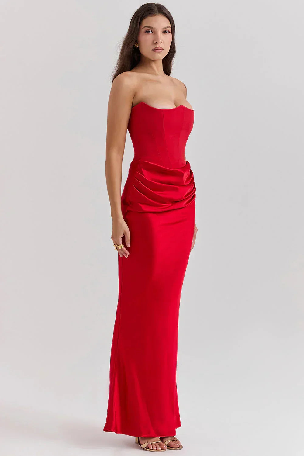 Olivia Maxi Dress - White - XL