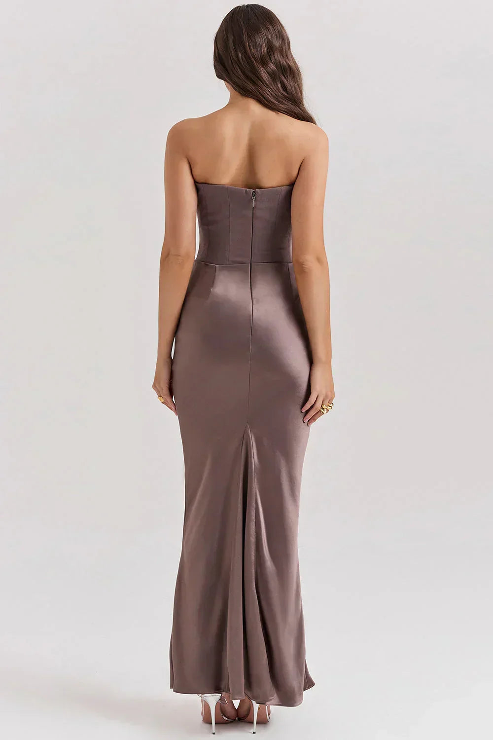 Olivia Maxi Dress - Brown - M