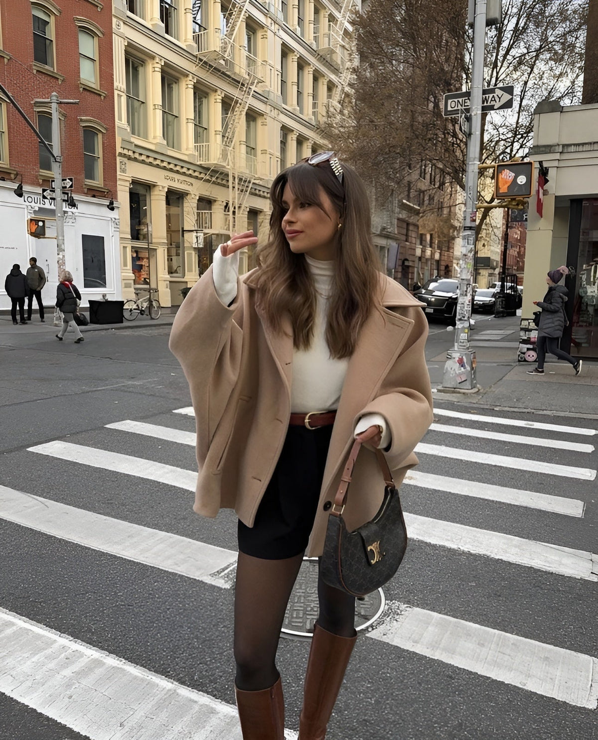 Lizzy Wool Coat - Beige - L