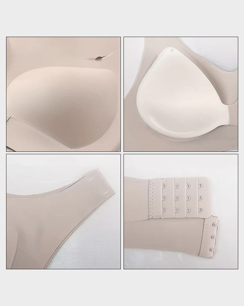 AlignLift Posture-Perfect Wireless Bra - Pink - 5XL