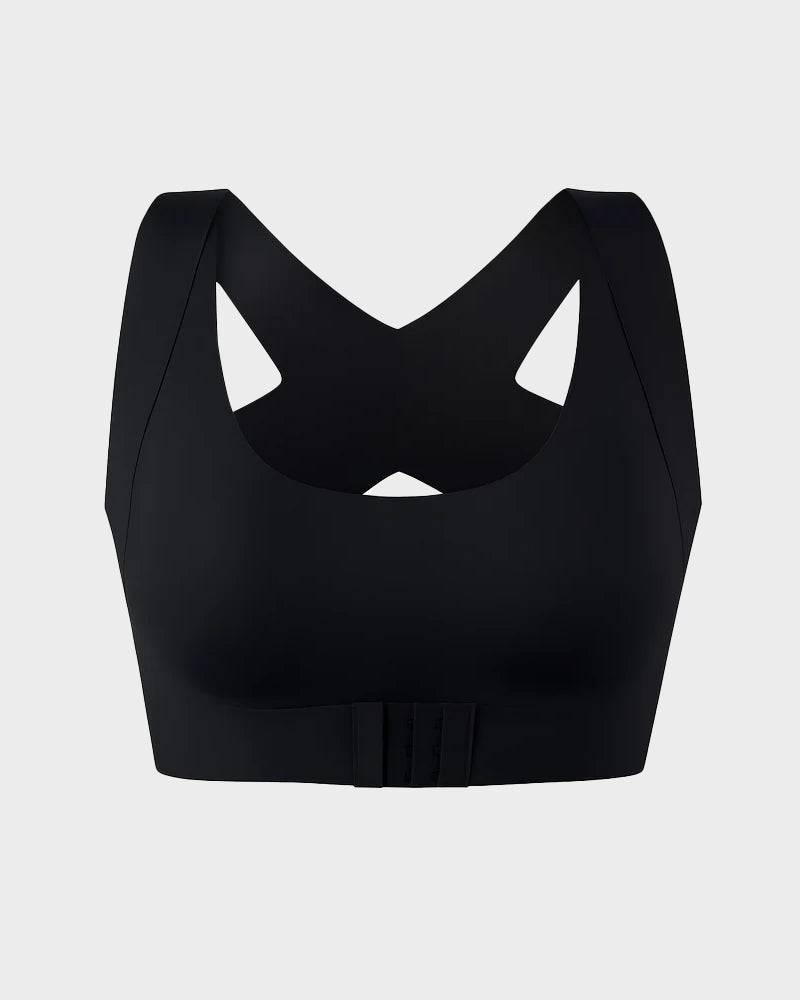 AlignLift Posture-Perfect Wireless Bra - Gray - L