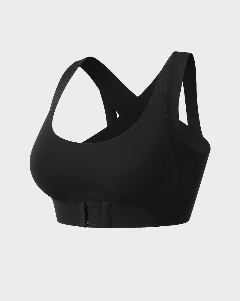 AlignLift Posture-Perfect Wireless Bra - Gray - XL