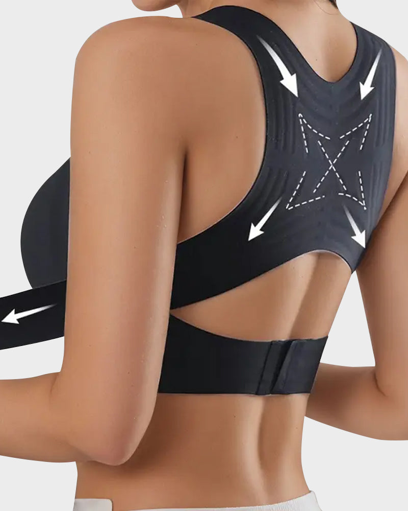 AlignLift Posture-Perfect Wireless Bra - Pink - L