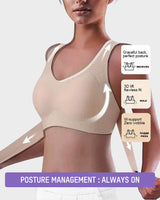 AlignLift Posture-Perfect Wireless Bra - Black - 5XL