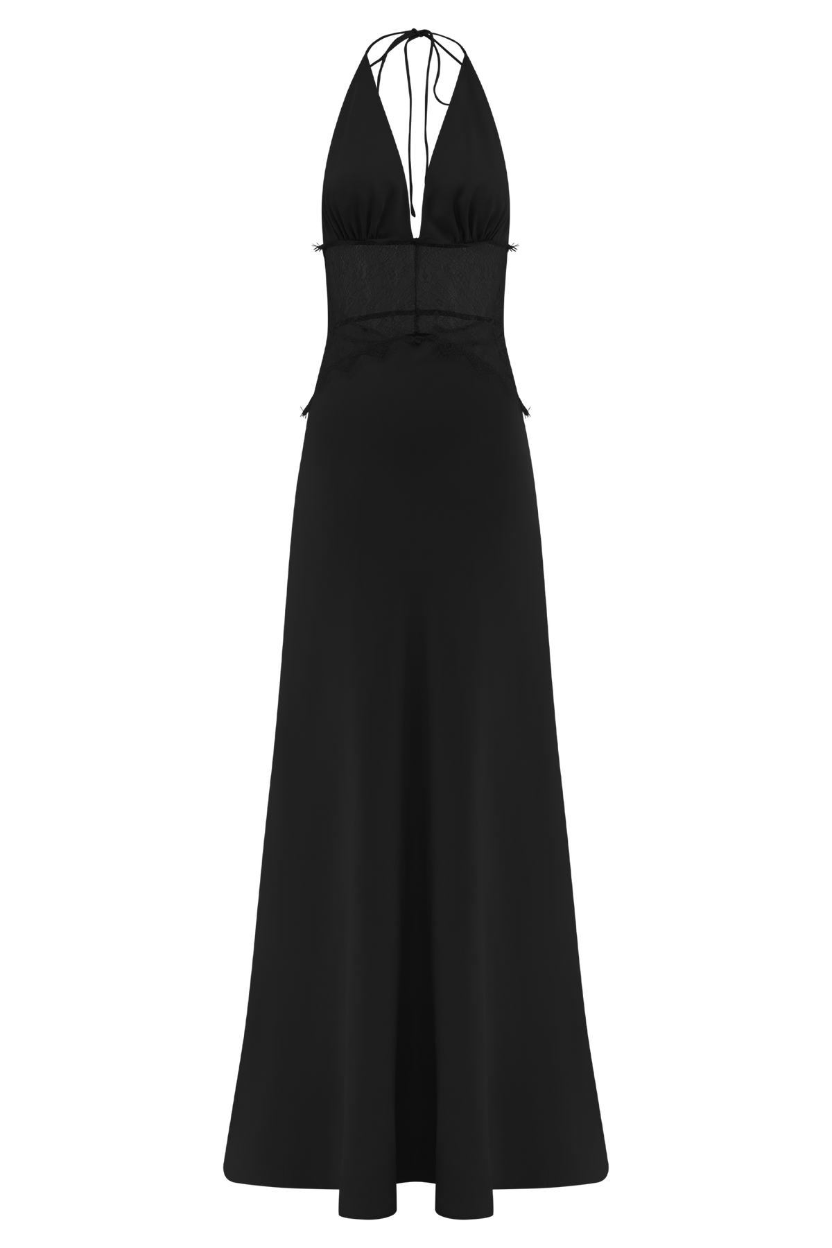 Rosalie Lace Maxi Dress - White - S