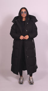 Jessie Hooded Puffer - Brown - M