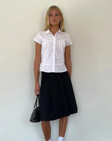 Joanne Elegant Blouse - White - XS