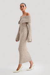 Zephyra Maxi Dress - Nude - M