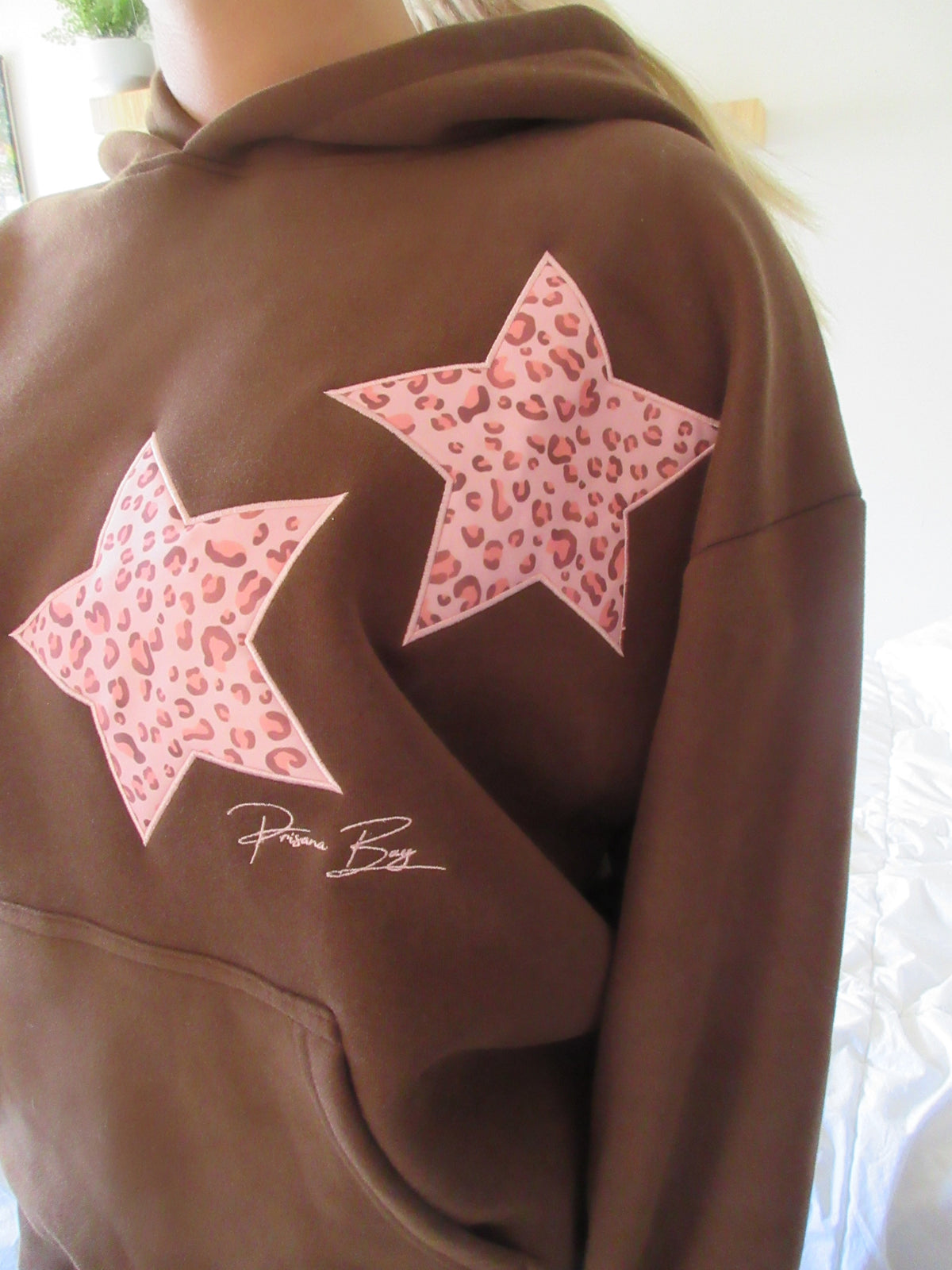Isolde Stars Hoodie - Brown - L