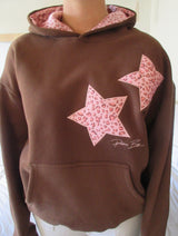 Isolde Stars Hoodie - Brown - XS