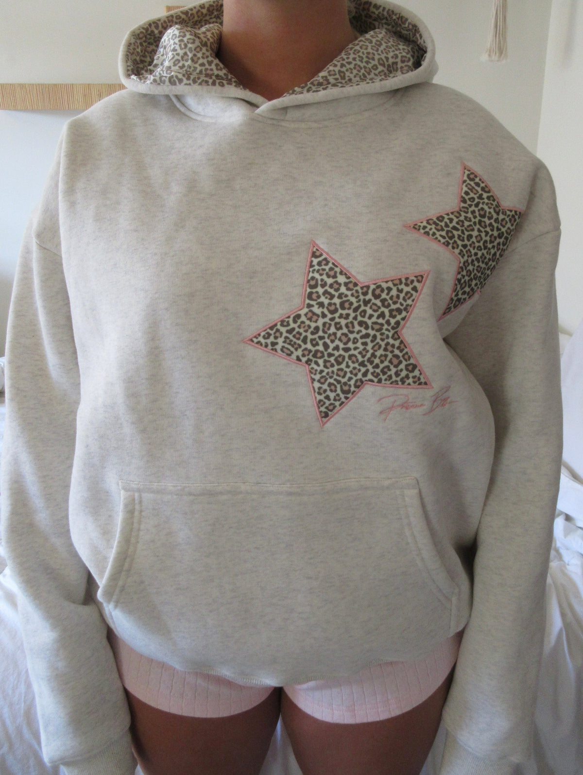 Isolde Stars Hoodie - Gray - M