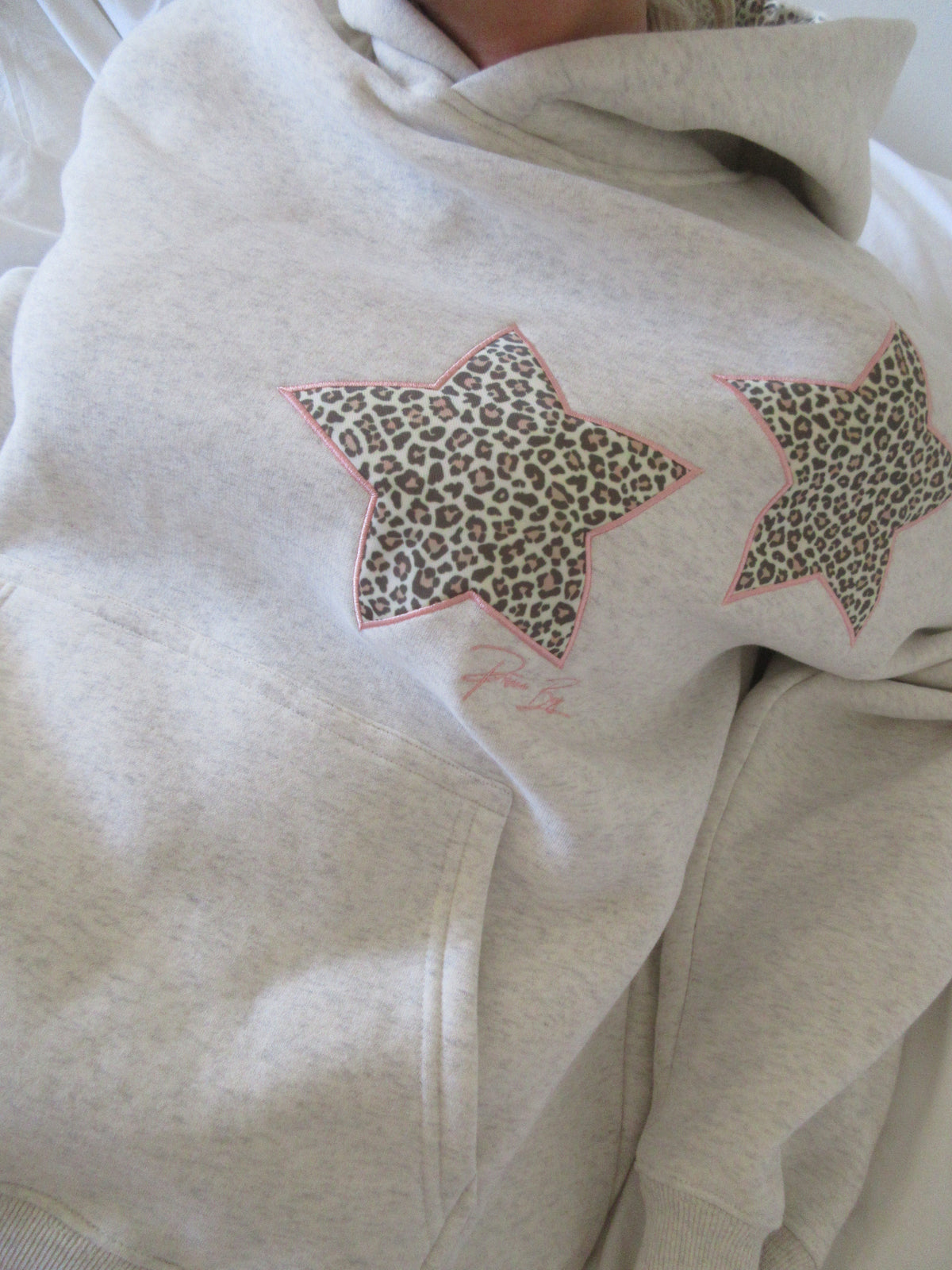 Isolde Stars Hoodie - Gray - S