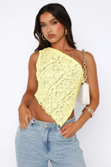 Baila Lace Top - Black - L