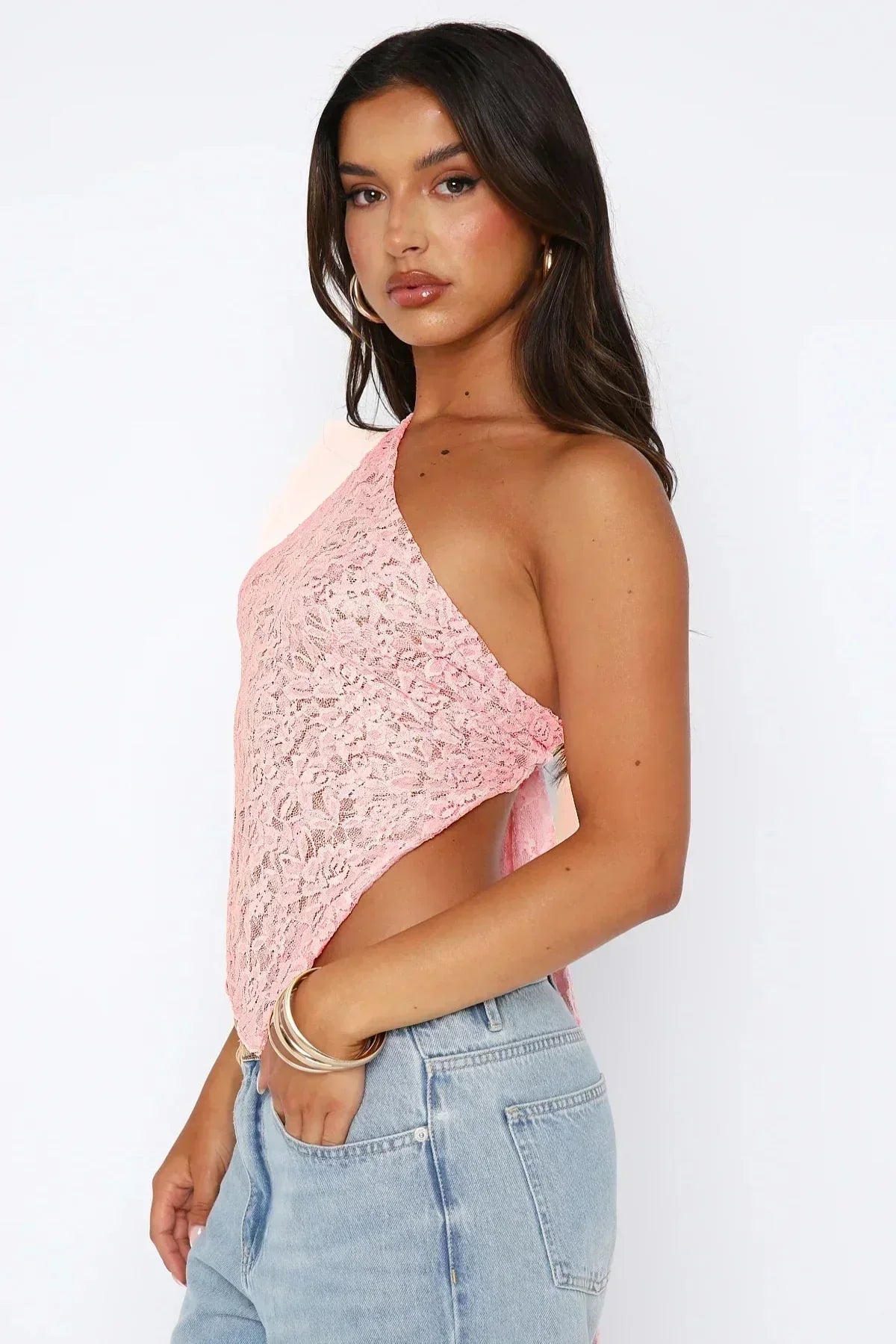 Baila Lace Top - Lemon Yellow - M