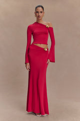 Saphina Floral Set - Red - XL