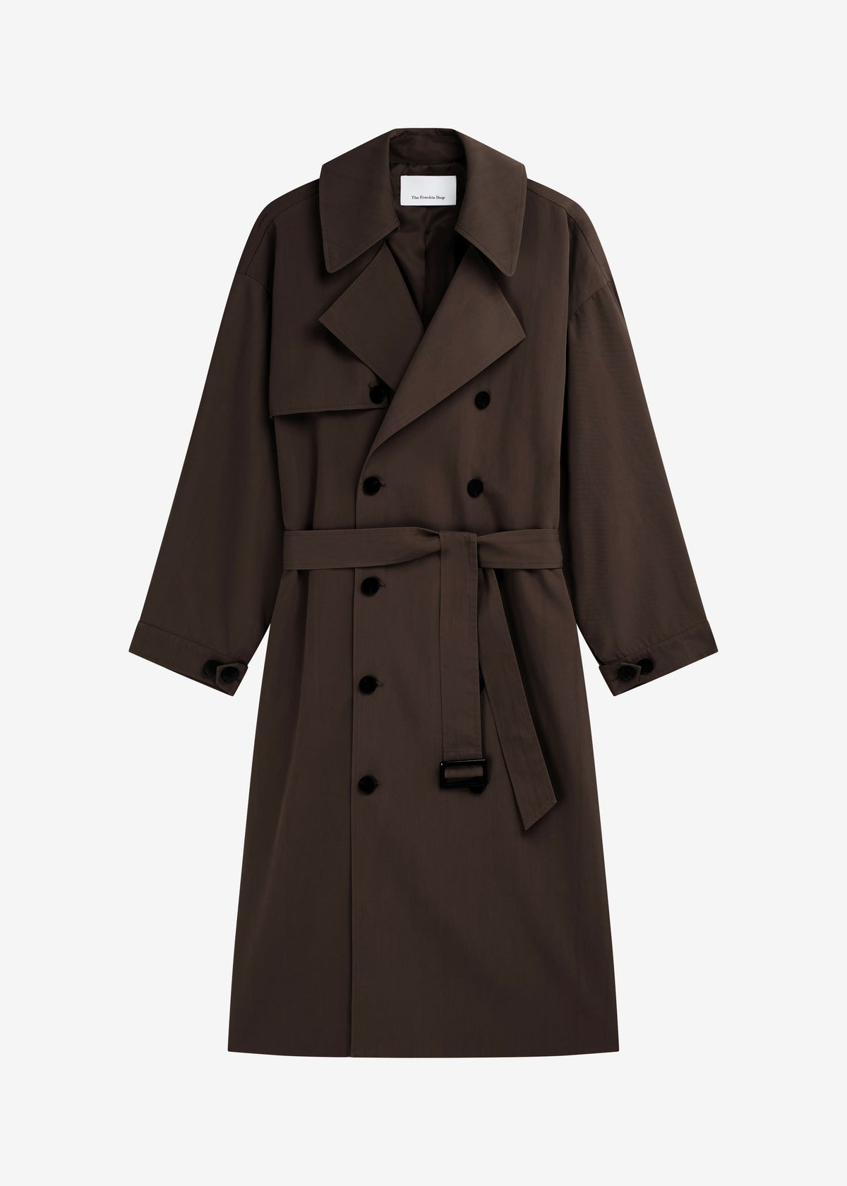 Elara Oversized Trench - Brown - L