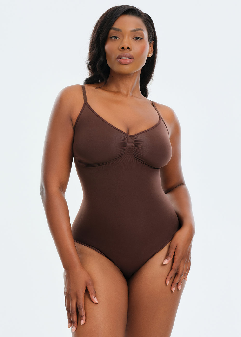 SmoothingSeamless Brief Bodysuit - Brown - M/L