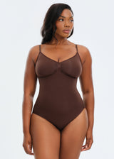 SmoothingSeamless Brief Bodysuit - Brown - XS/S