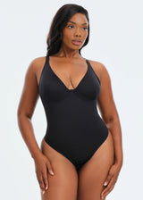 SculptingBodysuit Bra & Thong - Black - S