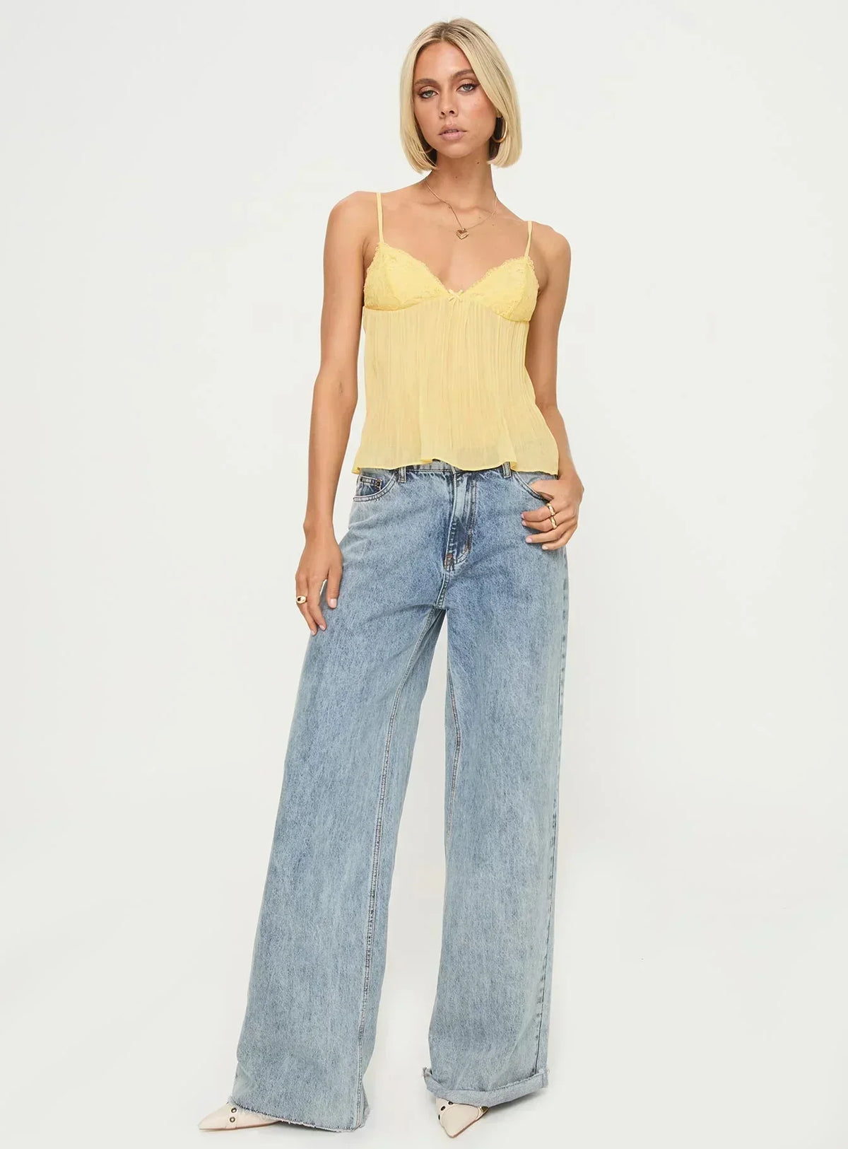 Honeybell Top - Lemon Yellow - S
