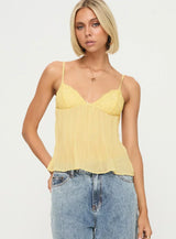 Honeybell Top - Lemon Yellow - XL