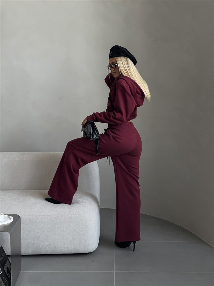 Amelia Lounge Set - Wine Red - XL