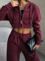 Amelia Lounge Set - Wine Red - L