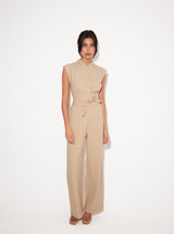 Luna Sleeveless Jumpsuit - Black - XL